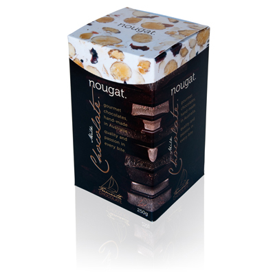 Chocolate Coated Nougat 250g - Heavenly Scent Flowers & Cafe